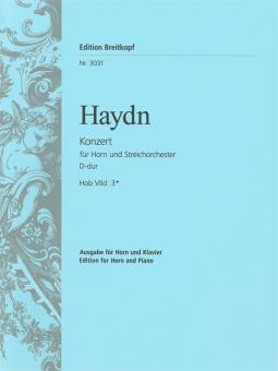Horn Concerto D major Hob. VIId: 3 
