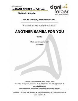 Another Samba For You Standard