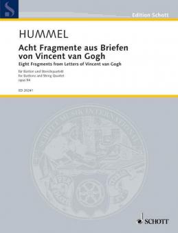8 Fragments from Letters of Vincent Van Gogh Standard