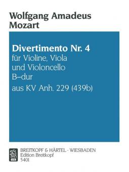Divertimento Nr. 4 B-Dur 