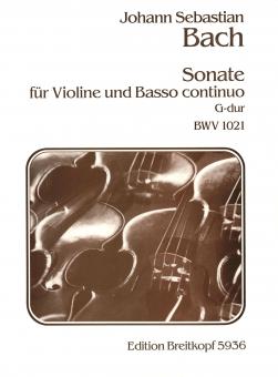 Sonate in G-Dur BWV 1021 