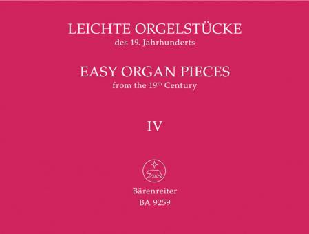Leichte Orgelstücke des 19. Jahrhunderts 4 Standard