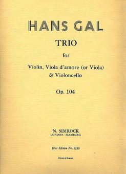 String Trio in a Op. 104 