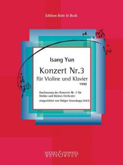 Concert No. 3 For Violin And Piano 