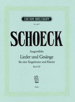 Ausgewählte Lieder und Gesänge 3 