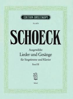 Ausgewählte Lieder und Gesänge 3 