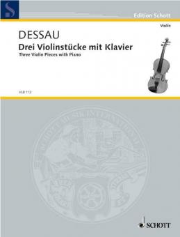 Three Violin Pieces with Piano Standard