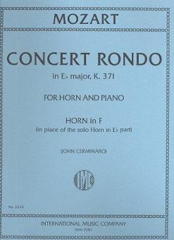 Concert Rondo K.371 K.371 