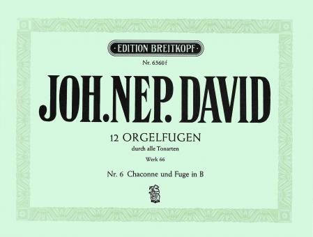 12 Orgelfugen durch alle Tonarten Heft 6 