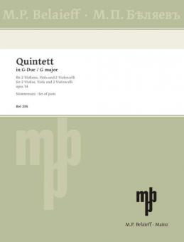 Quintet G Major Op. 14 Standard