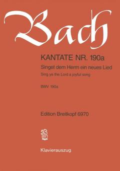 Singet dem Herrn ein neues Lied 