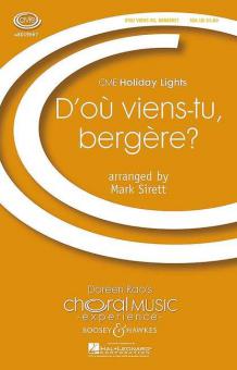 D'où viens-tu, bergère? 