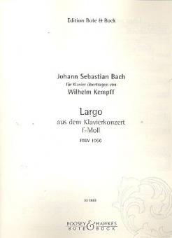 Largo BWV 1056 