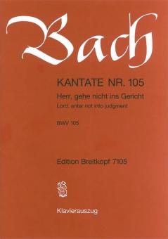 Lord, Enter Not Into Judgement BWV 105 