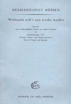Weihnacht will's nun wieder werden 