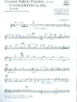 Concertino 1 G-Dur 