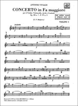 Concerto F-Dur F 4/9 Op. 3/7 T 412 