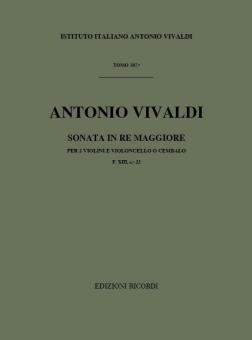 Sonate D-Dur F 13/22 T 387 Op. 1/6 