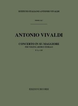 Concerto B-Dur F 1/233 T 511 RV 382 