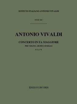 Concerto F-Dur F 1/71 T 165 RV 289 