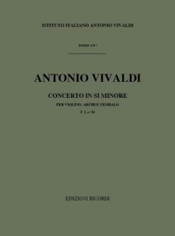 Concerto H-Moll F 1/83 T 179 RV 387 