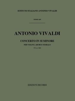 Concerto H-Moll F 1/144 T 326 RV 384 