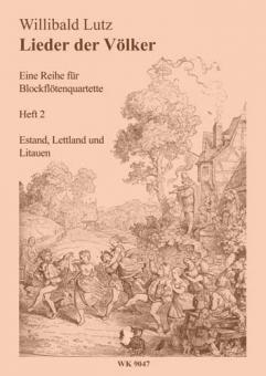 Blockflötenquartette Heft 2: Lieder der Völker 