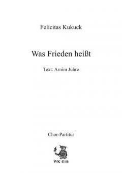 Was Frieden heisst 