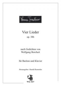 Vier Lieder op. 38b 