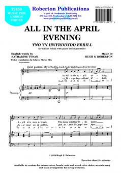 All In The April Evening 