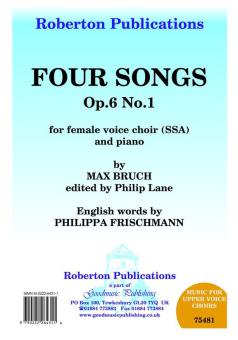 Four Songs Op.6/1 