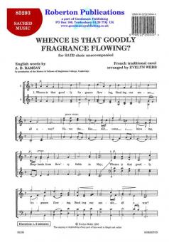 Whence Is That Goodly Fragrance 