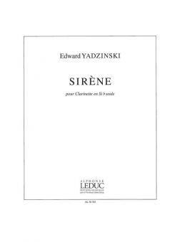 Sirene Pour Clarinette Sib Seule 