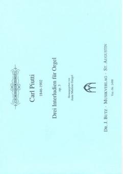 3 Interludien op. 3 