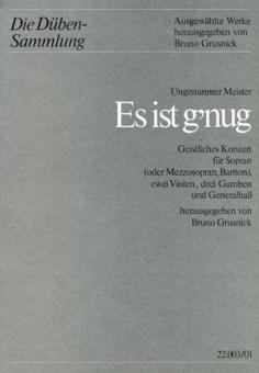 Es ist g'nug 
