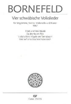 Vier schwäbische Volkslieder 