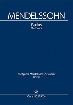 St. Paul op. 36 - Vocal score, German Standard