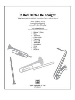 It Had Better Be Tonight 