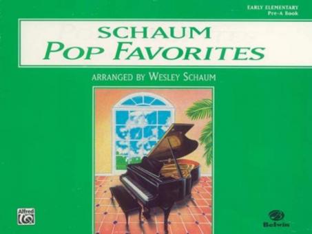 Schaum Pop Favorites, Pre-A: The Green Book 