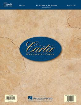 No. 2 - Carta Manuscript Paper 