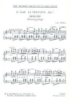 Brindisi (Drinking Song) 