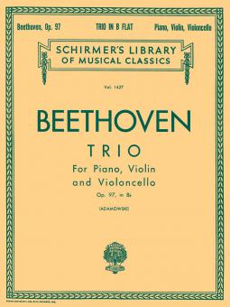 Trio In B Flat, Op. 97 