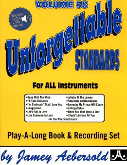 Aebersold Vol.58 Unforgettable Standards 