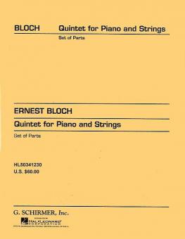Quintet For Piano And Strings 