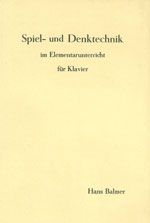 Spiel- und Denktechnik im Elementarunterricht 