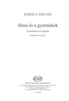 Jézus és a gyermekek gyermekkarra és orgonára 