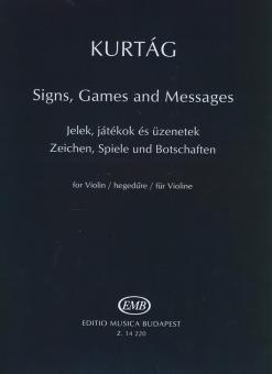 Zeichen, Spiele und Botschaften für Violine 