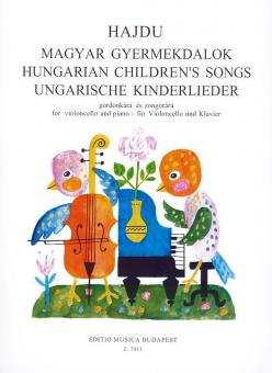Ungarische Kinderlieder für Violoncello und Klavier 