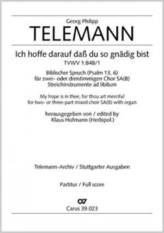 Ich hoffe darauf, dass du so gnädig bist 