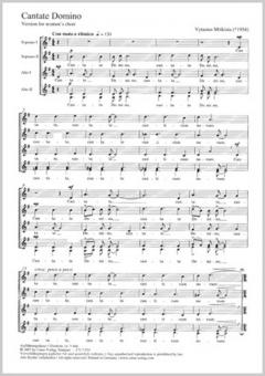 Cantate Domino Standard